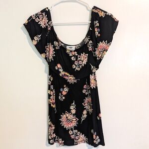 Old Navy Women's Floral Off The Shoulder Blouse Large